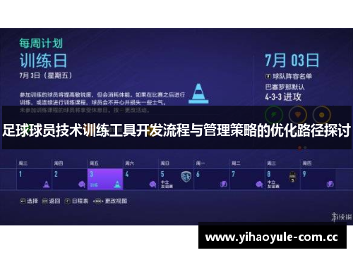 足球球员技术训练工具开发流程与管理策略的优化路径探讨