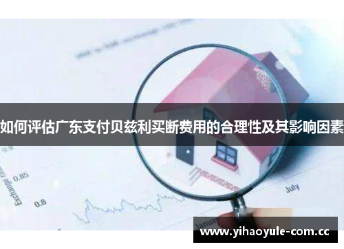 如何评估广东支付贝兹利买断费用的合理性及其影响因素